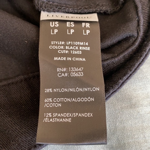 Liverpool Moto Jacket size Large Petite - Picture 10 of 12